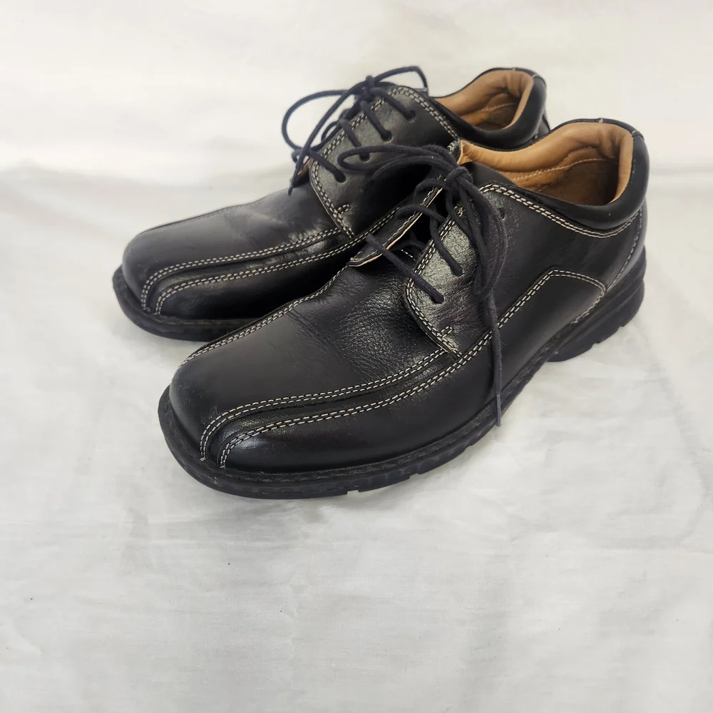 Dockers‎ Black Leather Oxfords